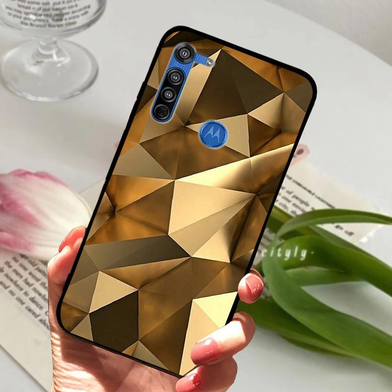 Чехол для Motorola Moto G8 Plus, черный силиконовый чехол для MOTO G8 Play G 8 Power Lite, модный защитный чехол из ТПУ.