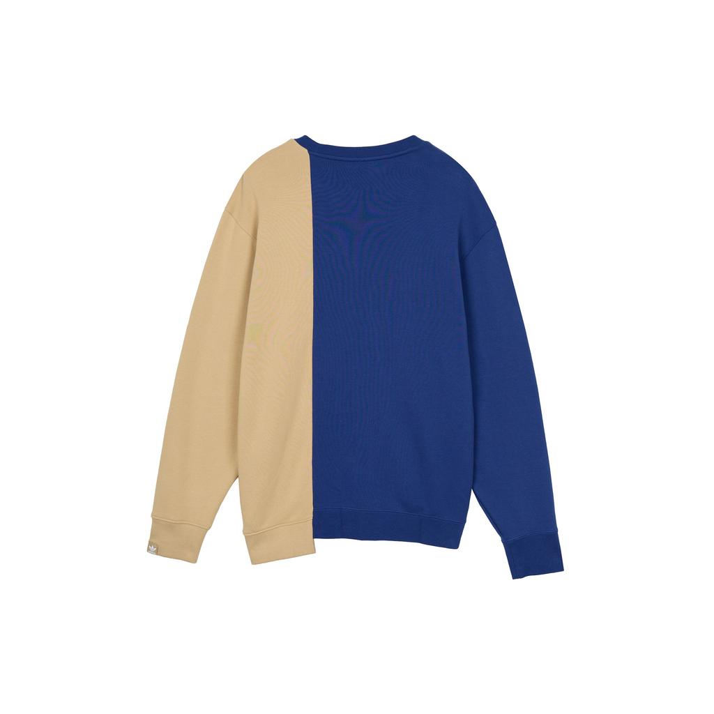 adidas Оригинальный трилистник MR Crewneck с логотипом и принтом, осенняя мужская толстовка Victory-Blue HC0380