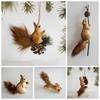 Foam Christmas Tree Decorations DIY Simulated Squirrel Pendant  Home Party