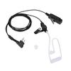 Walkie Talkie Earpiece 2 Pin Acoustic Tube Headset with Mic PTT for Motorola Radio