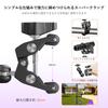 NearStream Super Clamp for Compatible with Rotating Ball Load Capacity Stand Made of Aluminum For Live Video Black Smartphones/Cameras/Microphones,