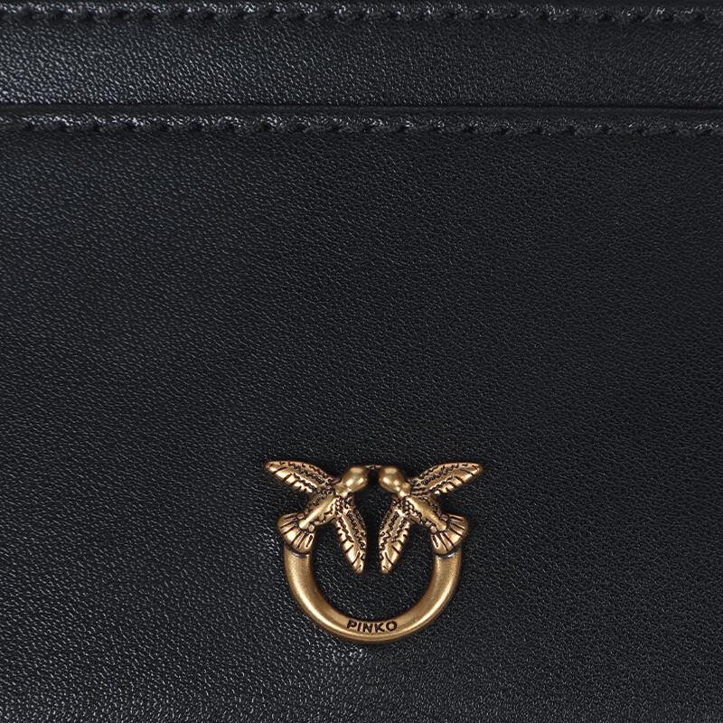 PINKO Классический кожаный женский держатель для нескольких карт