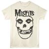 Футболка группы The Misfits ЧЕРЕП ПЕРЕВЕРНУТЫЙ Мужская Панк-Рок Музыка Официальная Натуральная Унисекс Футболка