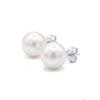 Boucles d'oreilles - PEARLS &amp; COLORS - Pearls &amp; Colors - Perle d'eau douce 12-13 mm - Argent 925 - Qualité AAA+