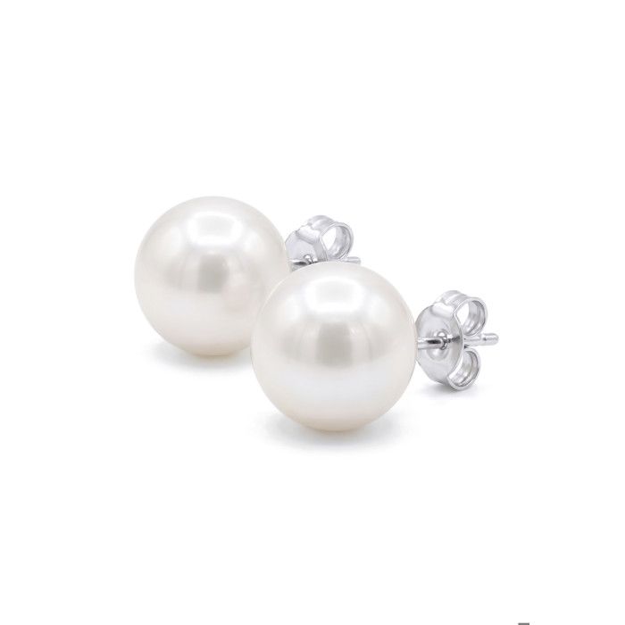 Boucles d'oreilles - PEARLS & COLORS - Pearls & Colors - Perle d'eau douce 12-13 mm - Argent 925 - Qualité AAA+