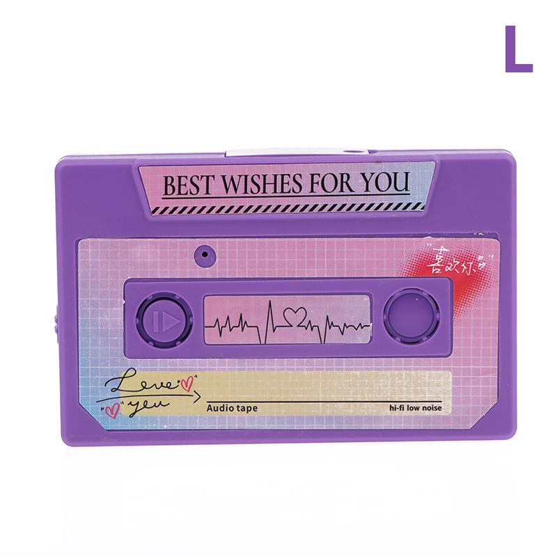 Recording Voice Card Tape Greeting Card Recordable 60 Seconds DIY Recording MusicCard Valentine's Day Anniversary Birthday Gift