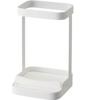 Yamazaki Jitsugyo 5062 Hair Iron Stand Tower with Heat Resistant Tray, White Approx. 10.5X10.5X16.5cm Tower Hair Iron Holder