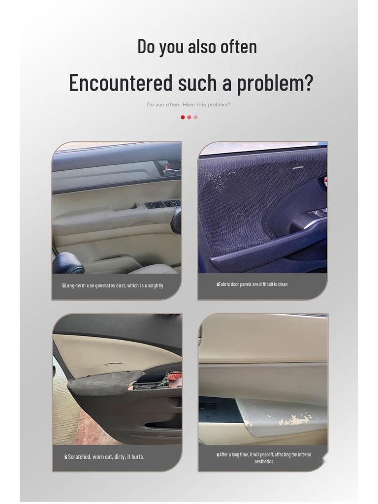 Leather Armrest Cover for 2007-2011 Honda CRV Door Renovation