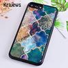 Krajews Чехол для телефона с древним цветочным узором для iPhone 17 Air 16 15 14 plus 12 pro max coque Оболочка Fundas