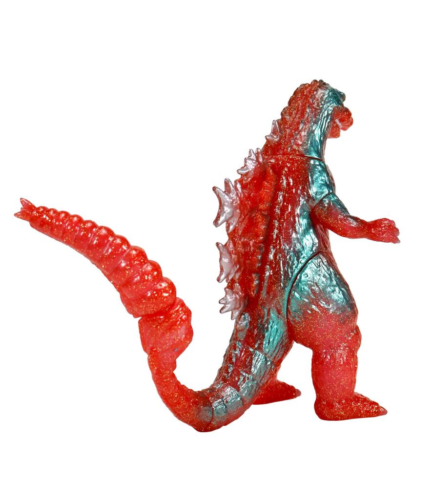Ccp Middle Size Series Godzilla Retro Red Green Lame 120mm PVC Soft Vinyl Figure [12th Edition] (1964) Ver. Approx. Pre-painted