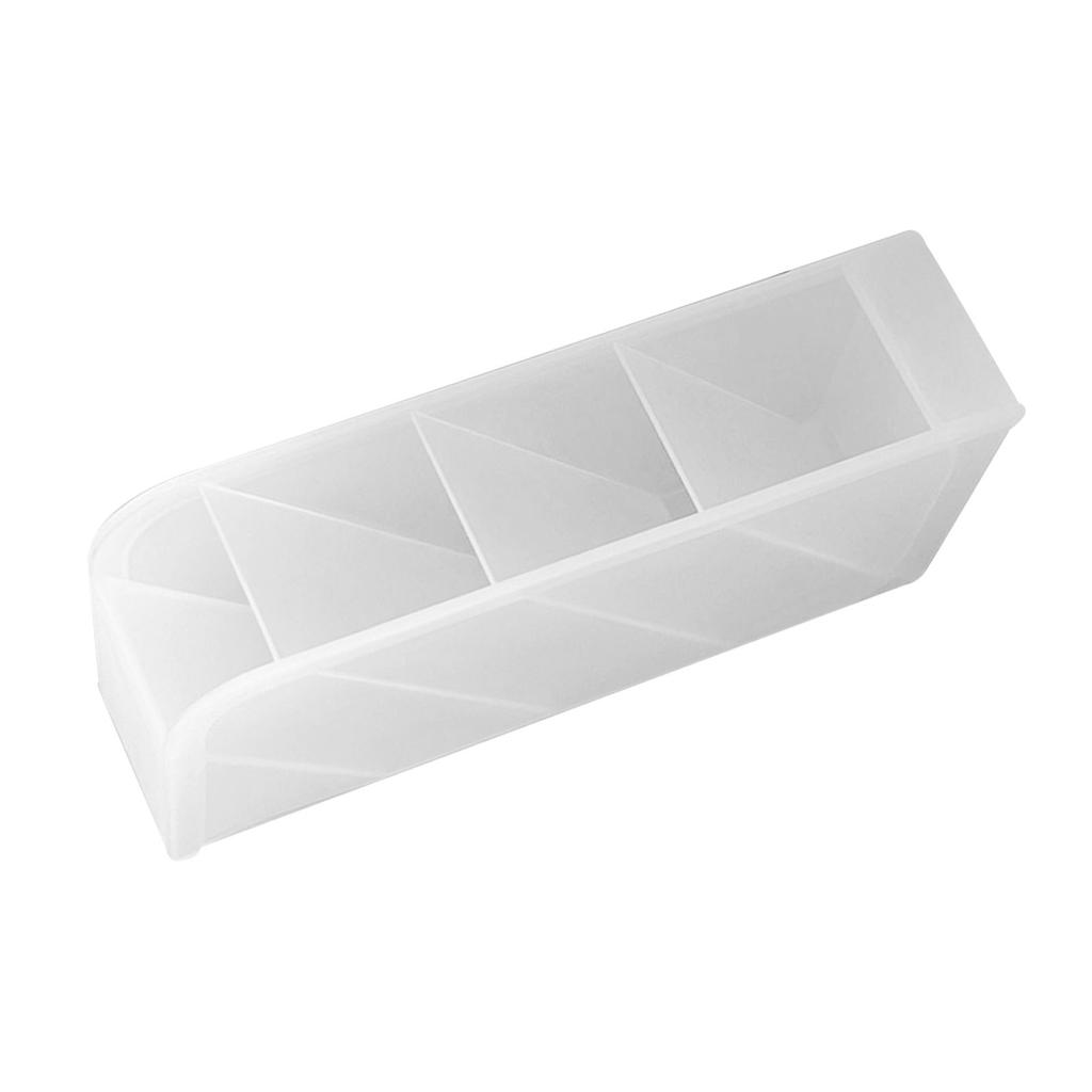 Desktop Storage Box 4 Layers Cartoon Space Saving Durable Lipstick Organizer Box for Desk Home