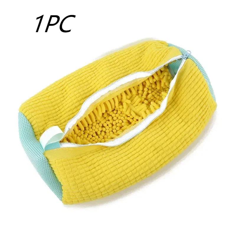1/2PCS Washing Shoes Bag Organizer Cotton Laundry Fluffy Fibers Easily Remove Dirt Washing Bags Anti-Deformation Shoes Organizer