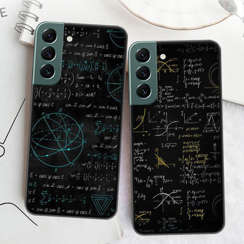 Physics Chemical Mathematics Phone Case For Samsung Galaxy Note 20 Ultra 10 Lite 9 8 M11 M12 M21 M30S M31 M32 M51 M52 J8 J6 J4 P
