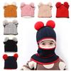 Head Cover Masked Cap Cartoon Balaclava Hat Baby Beanie Hat Children Knitted Cap Neck Face Guard