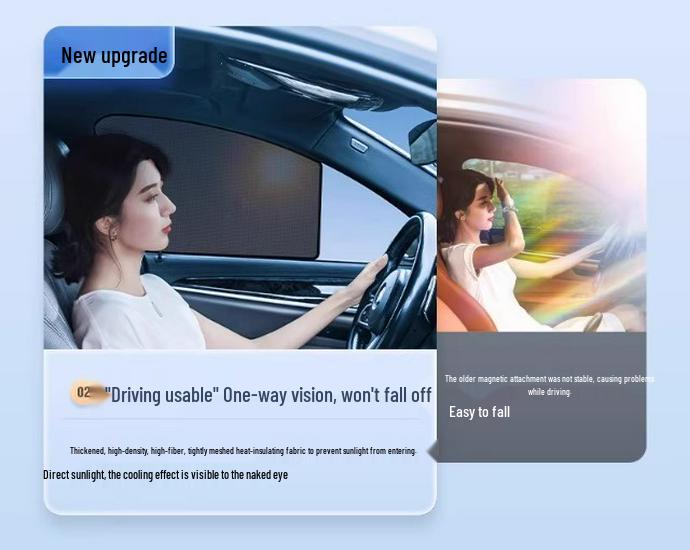 Магнитные шторки-сетки для Nissan X-Trail с защитой от света и жары