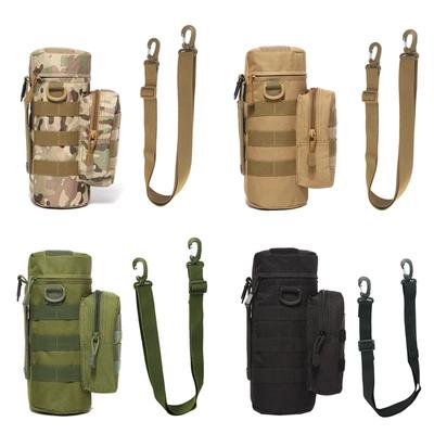 Тактическая сумка для бутылки с водой Molle, держатель для путешествий, кемпинга, пешего туризма, велоспорта, рыбалки, охоты, бутылки с водой, переноска для чайника