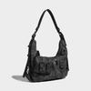 Wasteland Style Large Capacity Handheld Horn Bag Autumn Winter New Fashionable Loose Feel Versatile Commuter Shoulder Underarm Bag