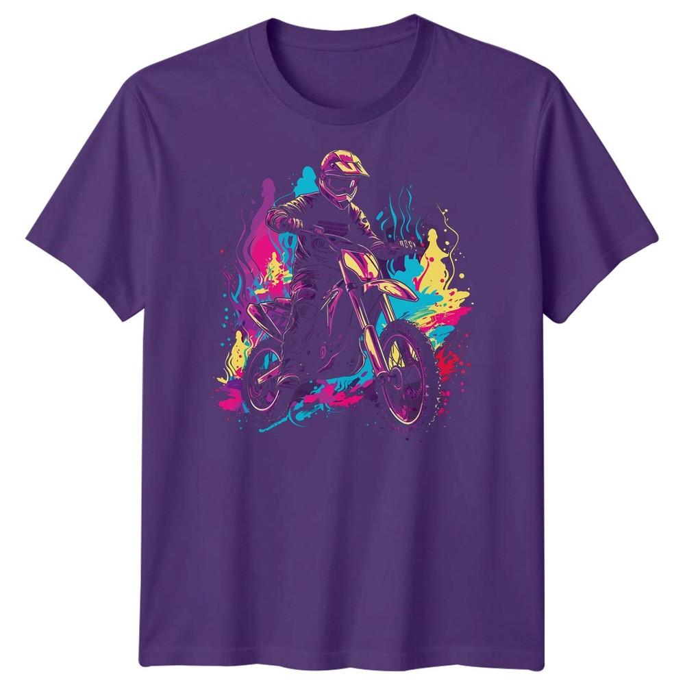 Motocross Rider Dirt Bike Sports Mens TShirt Extreme Action