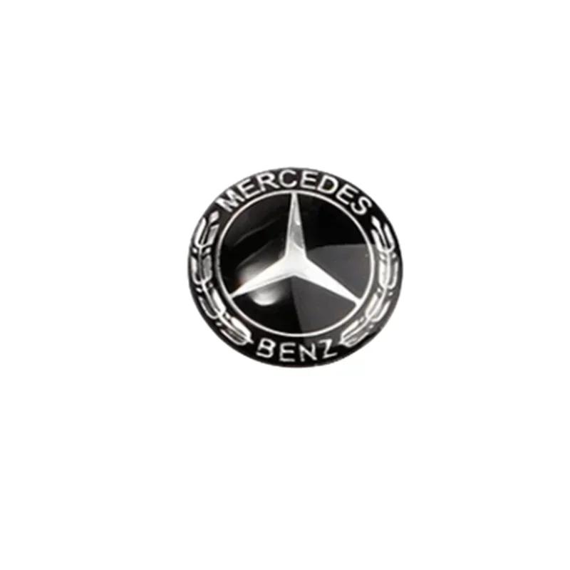 AABGT1 Aluminum 29mm Car Multimedia Knob Badge Stickers for Mercedes Benz W124 W140 W163 W202 W203 W204 W205 CLA CLK CLS GLA GLC