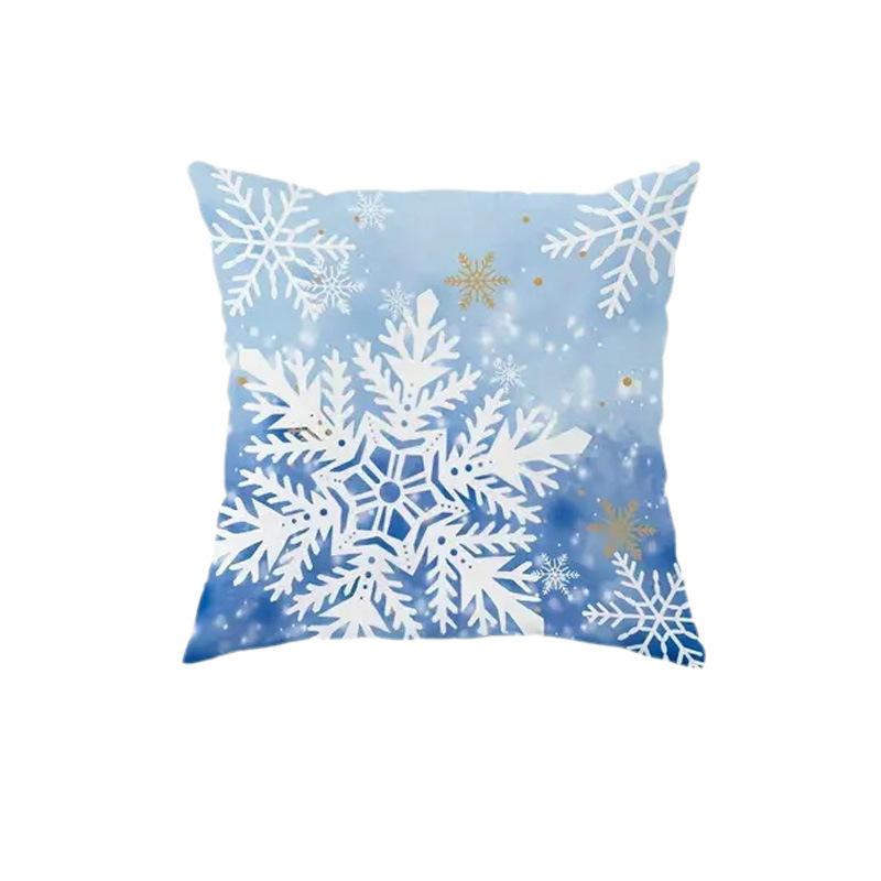 Christmas Snow Scene Pillow Pillow Case Home Decoration Living Room Sofa Bed Head Pillow Waist