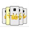 Чехол PK19 Little Cute Pikachu Black Sofe для Samsung Note 20 Lite S24 Ultra S23 A03 A05 A06 A11 A71 A15 A16 A13 A24 A25 A33 A52 A53 A50 M55 M35 Plus