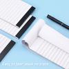 5Pcs A7 Mini Portable Notepad With Tearable Inner Core 30 Horizontal Lines Horizontal Lines Note