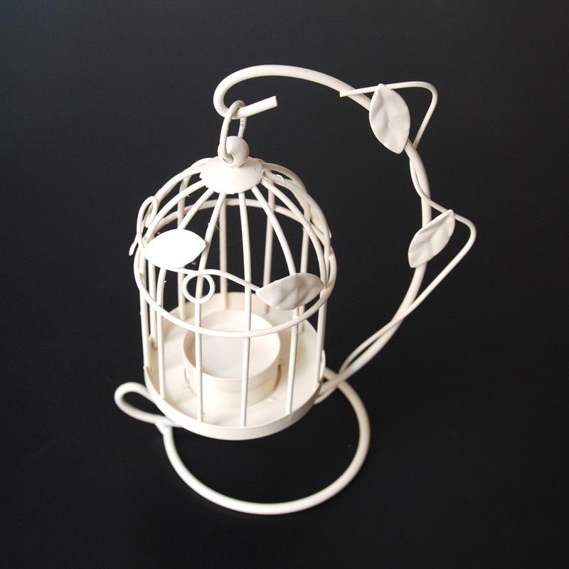 Подсвечник из кованого железа в европейском стиле - Романтичный домашний декор, ручная работа