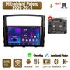 Android Carplay автомобильное радио для Mitsubishi Pajero 2006-2014 мультимедийный проигрыватель головное устройство стерео GPS навигация BT WIFI 4+64 ГБ