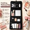 Large Capacity Hanging Travel Toiletry Organizer with Mirror Cosmetics Bag  Women