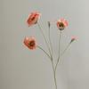 Искусственные цветы Длинный стебель Искусственный мак Шелковые цветы Новоселье Сад Дом Стол Свадьба Сделай сам Свадебная вечеринка Букет Украшение