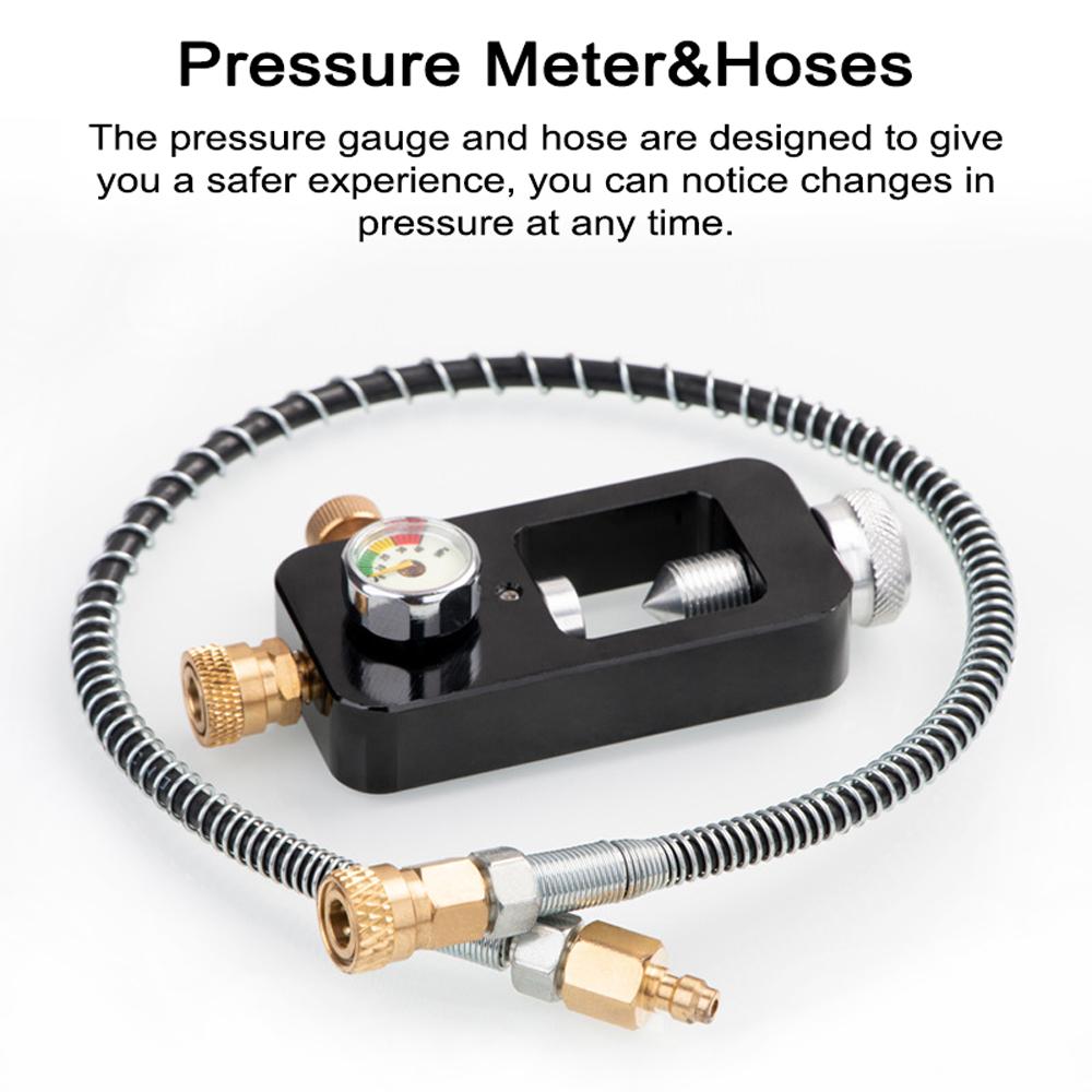 Наружная легкая установка для подводного плавания, баллоны для дайвинга, набор адаптеров для заправки, адаптер для кислородного баллона, практичный