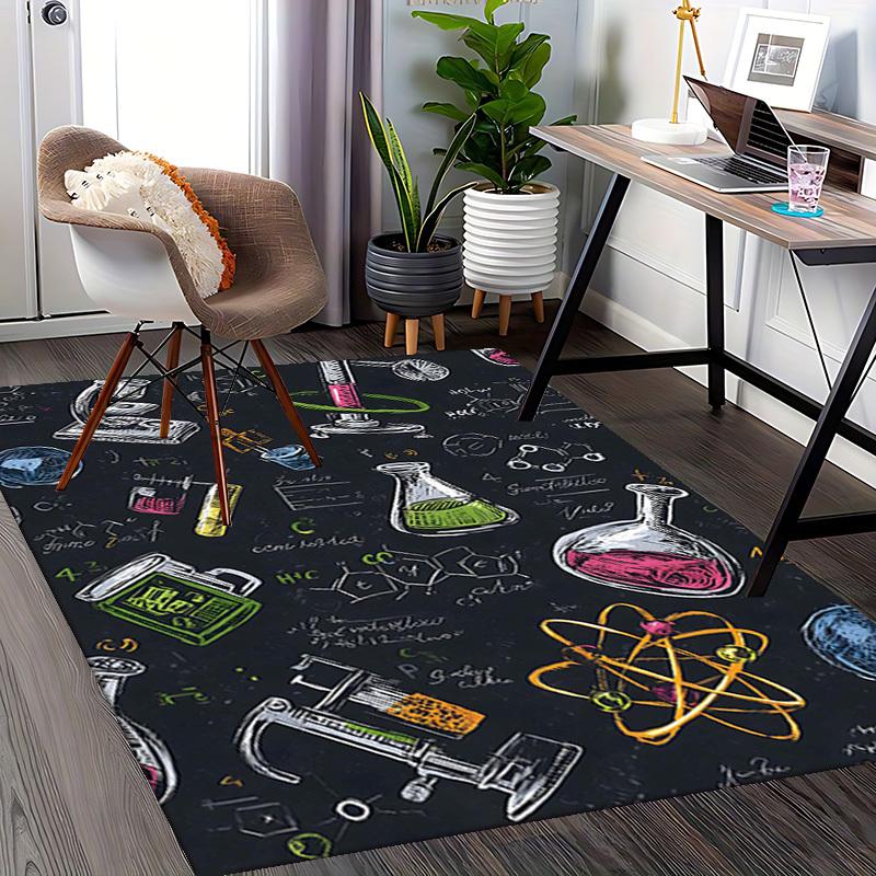 1pc Anime Cartoon Design Chair Mat - Festival Gift for Office Chairs, Suitable for All Seasons, Perfect for Home Decor, Living Room, Bedroom, Game Roo