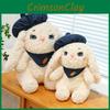 Beret Cartoon Cute Rabbit With Carrot Pattern Scarf Plush Toy Children For
