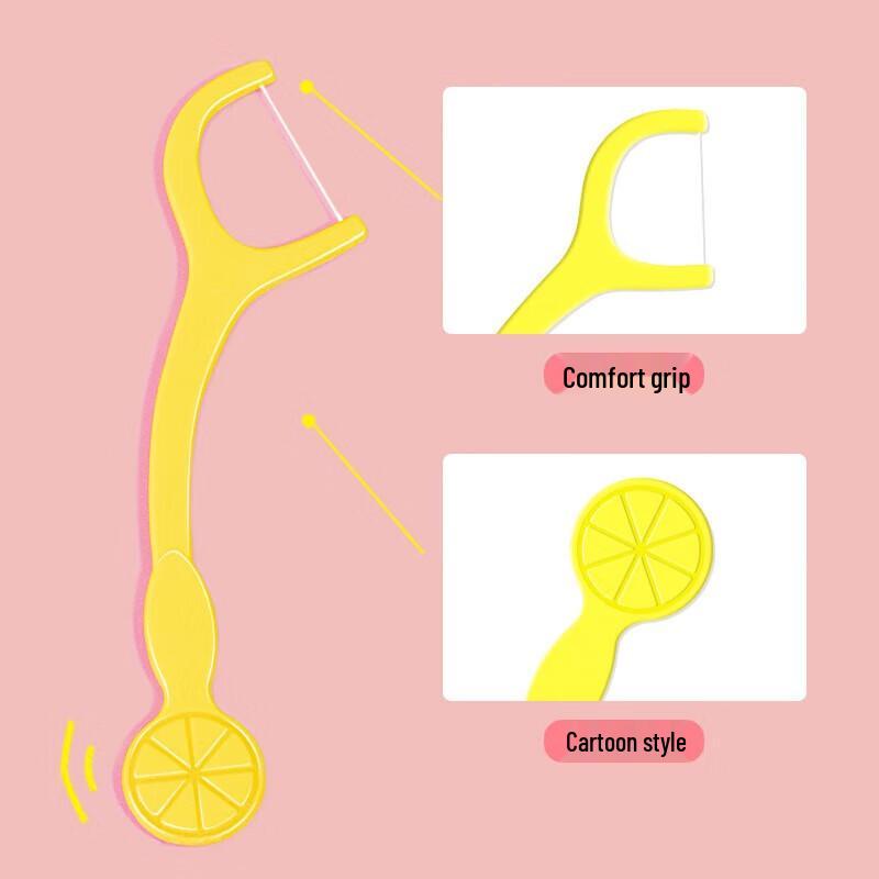 FAWNMUM Kids' Individually Wrapped Dental Floss Picks