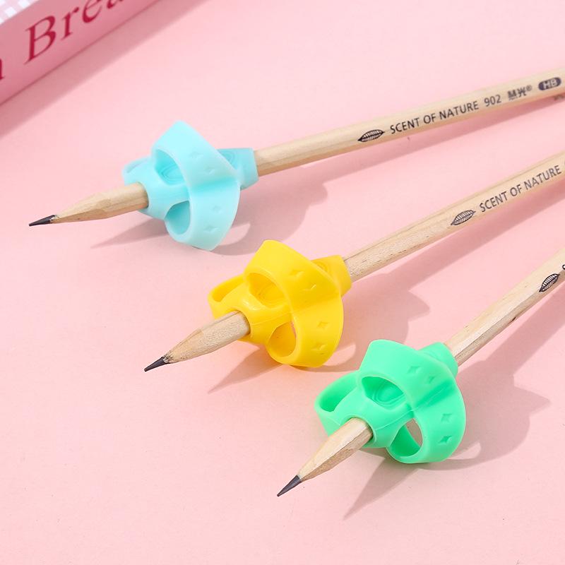 Эргономичный силиконовый держатель для ручки для детей - Улучшает осанку при письме и мелкую моторику