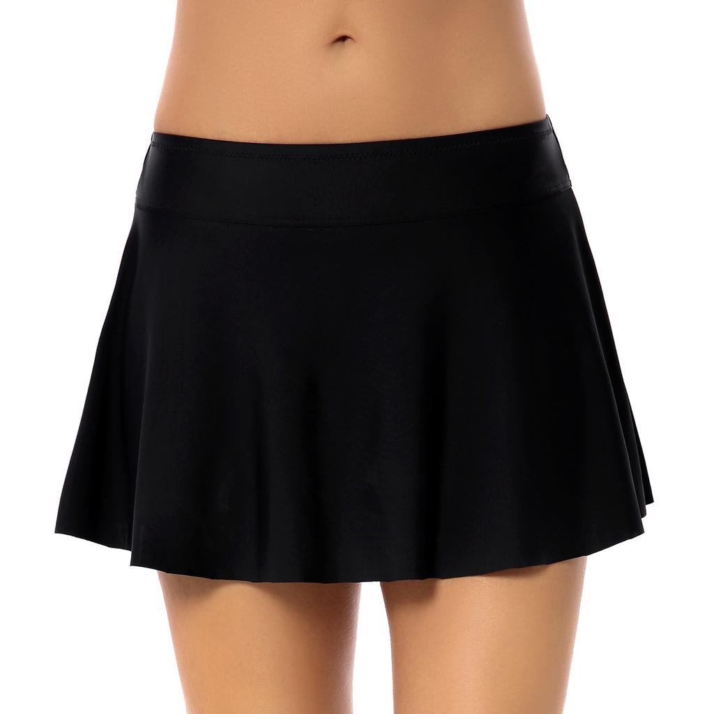 Плавки женские купальники однотонные простые плавки юбка для плавания