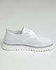 Туфли перфорированные Krula 35824 36 белые кожа