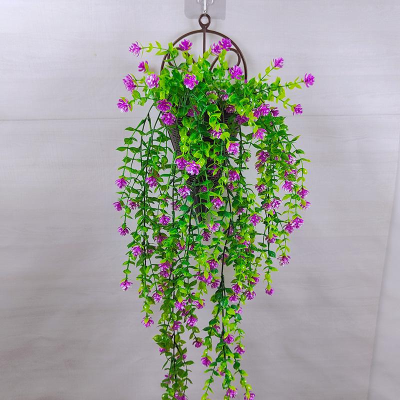 Настенная зелень: Длинная полоса искусственной цветочной лозы и лиственной декорации для внутренних/наружных пространств