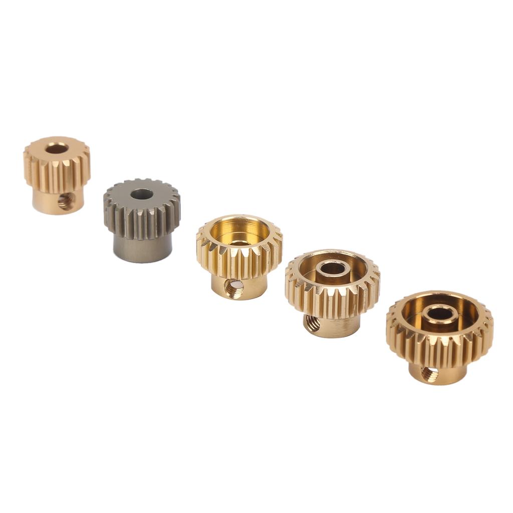 5 шт. Набор шестерен пиньон 48P из алюминиевого сплава 7075, комплект моторных шестерен для радиоуправляемой машины 110 (17T?25 т)