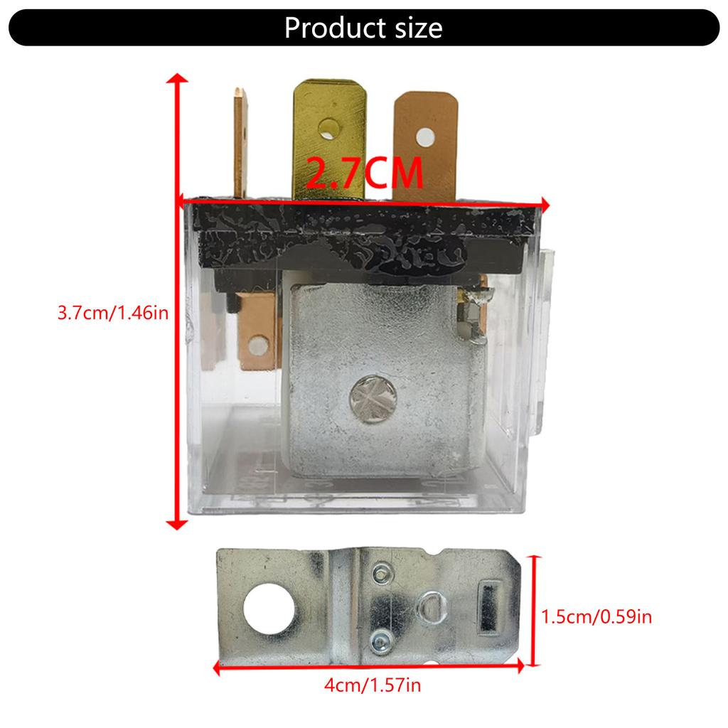 UpgradesJD1912 Automotive Motorcycle Horn Relay Quick Response Temperature Resistant Horn Relay Motorcycle Accesory