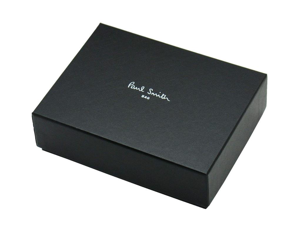 Paul Smith Leather Luxe Shine Black Men's Tri-fold Wallet,