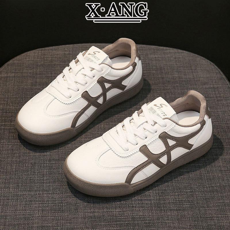 Leather Women's Soft Soles Are Not Tired, Small White Shoes Women's Shoes Autumn and Winter New Casual Sports Shoes