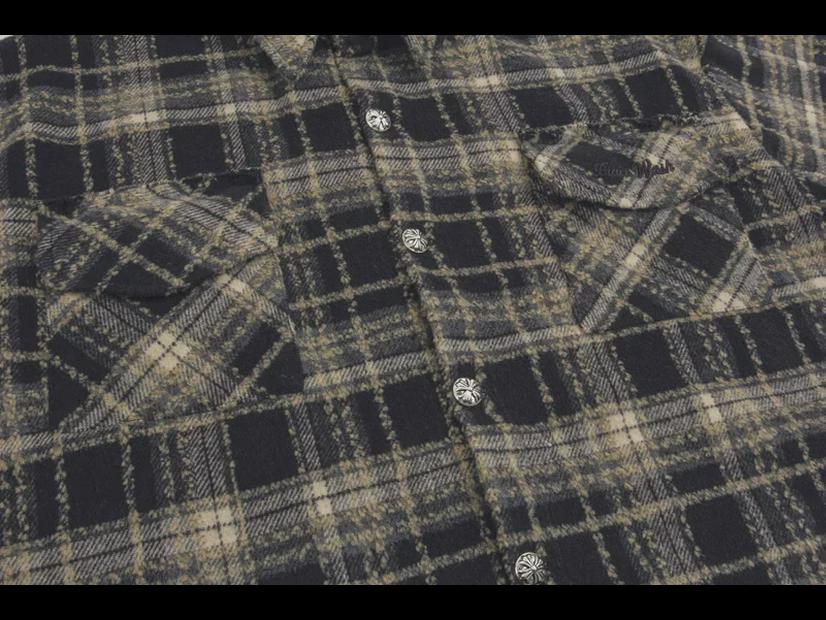 Мужская модная красная клетчатая куртка-рубашка с необработанным краем - в стиле американского ретро-хип-хопа со свободным кроем и карманом