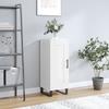 VidaXL Buffet White Glossy 34.5x34x90 Cm Engineered Wood 830470