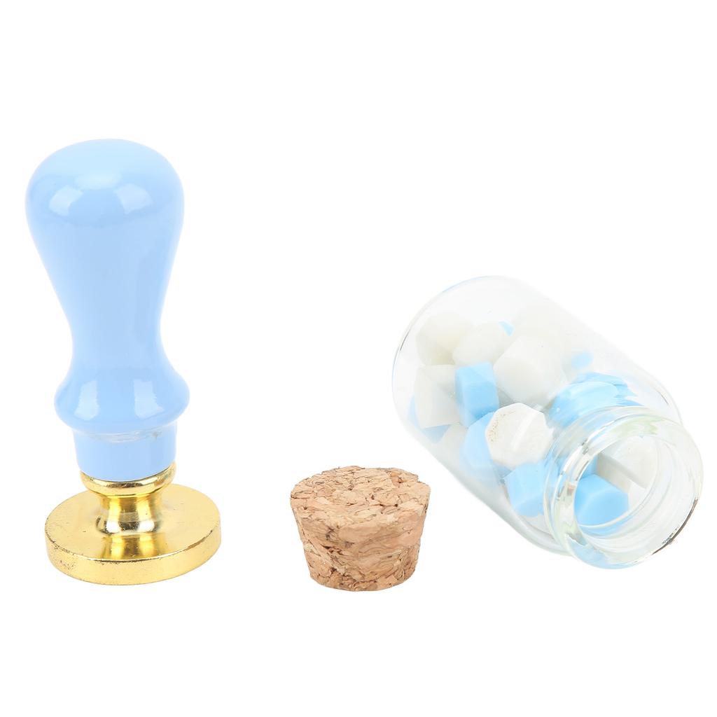 Набор восковых штампов с прозрачным узором, антикоррозийные, изысканные упаковочные восковые штампы с деревянной га