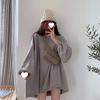 Plus Size Women's Korean-Style Loose Sweatshirt - Trendy Autumn/Winter Jacket for 230-300 Jin