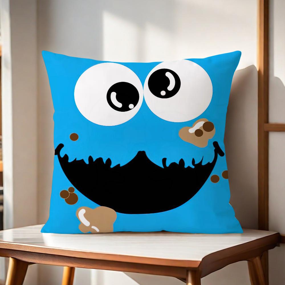 Fashion S-Sesames S-Street cushion cover Pillow Sofa Printing Decoration Room Home Office Coffee Shop Car Nordic Simplicity