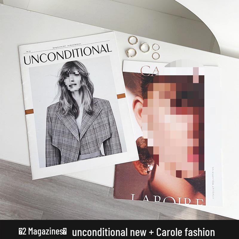 Блокнот в английском стиле: Обложка модного журнала и реквизит для макета сцены