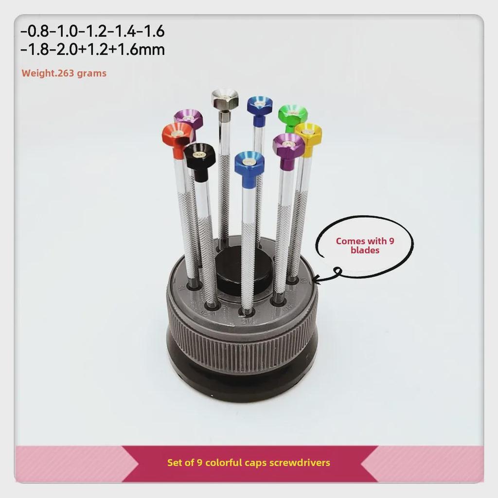 9-Piece Watch Repair Screwdriver Set