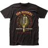 Sun Records Studio Mic Mens T Shirt Rock And Roll Classic Band Tee New Black